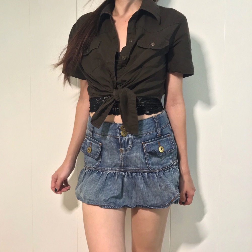 ❌SOLD❌ - Y2K Denim Mini Skirt